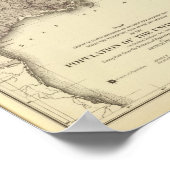 Amerikaanse bevolking 1860 poster (Hoek)