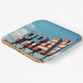 Amerikaanse Bidden Billboard op landbouwgrond Papieren Bordje (Gebogen)