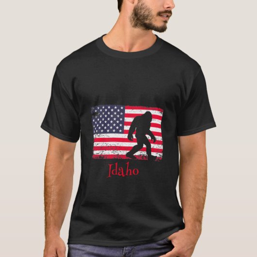 Amerikaanse Bigfoot Idaho T-shirt (Voorkant)