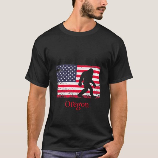 Amerikaanse Bigfoot Oregon T-shirt (Voorkant)