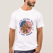 Amerikaanse Bigfoot Verenigd Tegen Trump