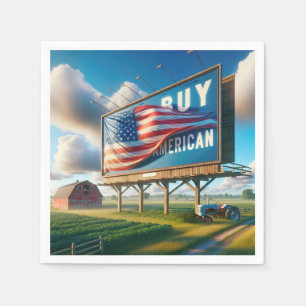Amerikaanse Billboard kopen met Boerderij Tractor Servet