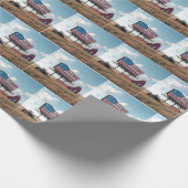 Amerikaanse Billboard kopen met rode tractor en sc Cadeaupapier (Hoek)