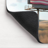 Amerikaanse Billboard kopen met rode tractor en sc Muismat (Hoek)