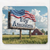 Amerikaanse Billboard kopen op landbouwgrond Muismat (Voorkant)