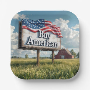 Amerikaanse Billboard kopen op landbouwgrond Papieren Bordje