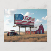 Amerikaanse Billboard kopen op Midwest Farmland Briefkaart (Voorkant)