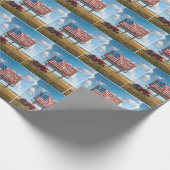 Amerikaanse Billboard Sign kopen met oude tractor Cadeaupapier (Hoek)