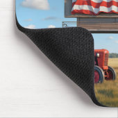 Amerikaanse Billboard Sign kopen met oude tractor Muismat (Hoek)