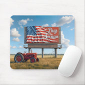 Amerikaanse Billboard Sign kopen met oude tractor Muismat (Met muis)