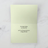 Amerikaanse Bison/Buffalo Birthday Kaart (Binnen)