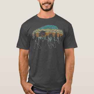 -Amerikaanse Bison Buffalo Lover Wildlife T-shirt