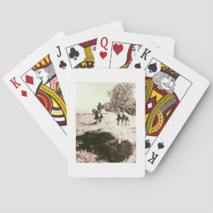 Amerikaanse Bison Hunters (foto) Speelkaarten