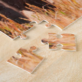 Amerikaanse Bizon (Bison Bison) Kudde In Teton 2 Legpuzzel (Zijkant)