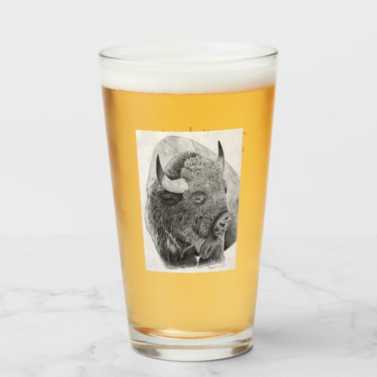 Amerikaanse bizon glas (Voorkant gevuld)