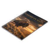 Amerikaanse Bizon Great Plains DIEREN Notitieboek (Linkerzijde)