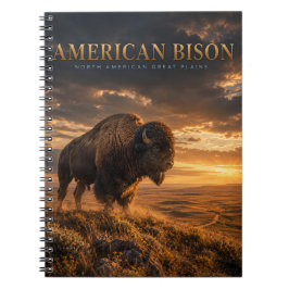 Amerikaanse Bizon Great Plains DIEREN Notitieboek