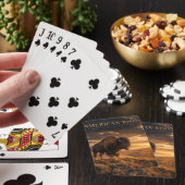Amerikaanse Bizon Great Plains DIEREN Pokerkaarten (Insitu)