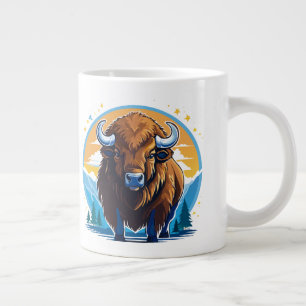 Amerikaanse bizon grote koffiekop