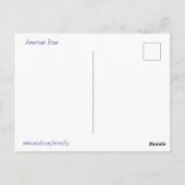 Amerikaanse Bizon in gestructureerd bloemenportret Briefkaart (Achterkant)