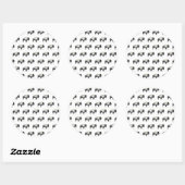 Amerikaanse Bizon Ronde Sticker (Vel)