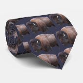 Amerikaanse bizon stropdas (Opgerold)