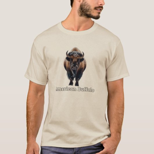 Amerikaanse Bizon T-Shirt (Voorkant)