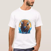 Amerikaanse bizon t-shirt (Voorkant)