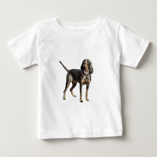 Amerikaanse Black and Tan Coon Hound (Voorkant)