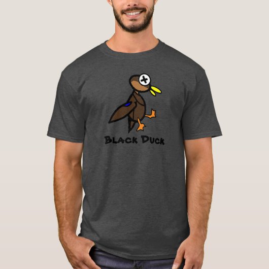 Amerikaanse Black Duck Drake Dead Duck - Hunt T Sh T-shirt (Voorkant)