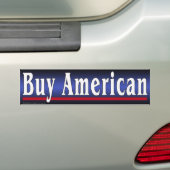 Amerikaanse blauwe Bumpersticker kopen (Op auto)