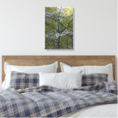 Amerikaanse Bloeiende Cornus - Cornus florida Canvas Afdruk (Insitu (Slaapkamer))