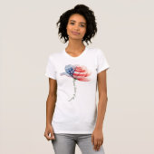 Amerikaanse Bloem T-shirt (Voorkant volledig)