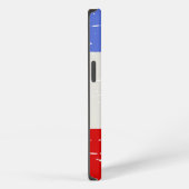 Amerikaanse Blokken Solide Monogram iPhone Hoesje (Rechterkant)