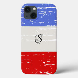 Amerikaanse blokken vast monogram Case-Mate iPhone case