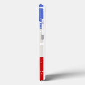 Amerikaanse blokken vast monogram Case-Mate iPhone case (Achterkant / Links)