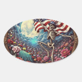 Amerikaanse Blues Sticker (Voorkant)