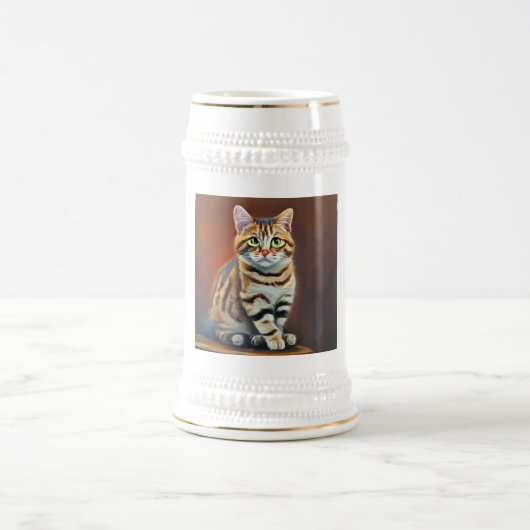 Amerikaanse Bobtail Cat Bierpul (Center)
