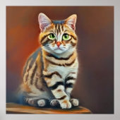 Amerikaanse Bobtail Cat Poster (Voorkant)