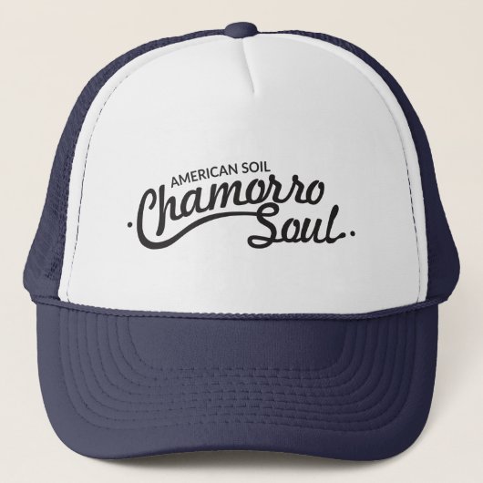 Amerikaanse bodem, Chamorro Soul Trucker Hat Pet (Voorkant)