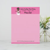 Amerikaanse boekenkaarster briefhoofd sjabloon (Staand voorkant)