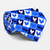 Amerikaanse Boerderij kippen National Fair Farers  Stropdas (Opgerold)