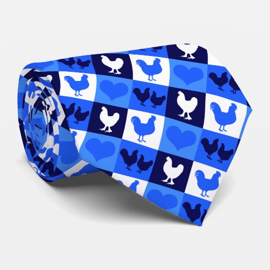 Amerikaanse Boerderij kippen National Fair Farers  Stropdas (Opgerold)