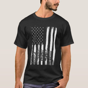Amerikaanse Boerderij Tractor Patriottic US Farmin T-shirt