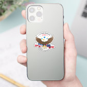Amerikaanse Bold Eagle Patriottisch Jubileum USA Sticker (Telefoon)