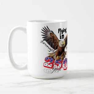 Amerikaanse Bold Eagle Patriottisch USA 250 Jaar Koffiemok