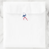 Amerikaanse boogschieten Amerikaanse vlag Sticker (Tas)