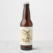 Amerikaanse Boom Sparrow, Amerikaanse vogelvogels Bier Etiket (Voorkant)