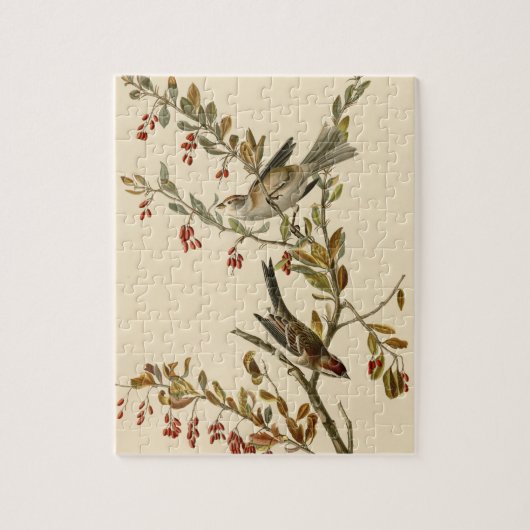 Amerikaanse Boom Sparrow, Amerikaanse vogelvogels Legpuzzel (Verticaal)