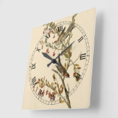 Amerikaanse Boom Sparrow, Amerikaanse vogelvogels Vierkante Klok (Hoek)